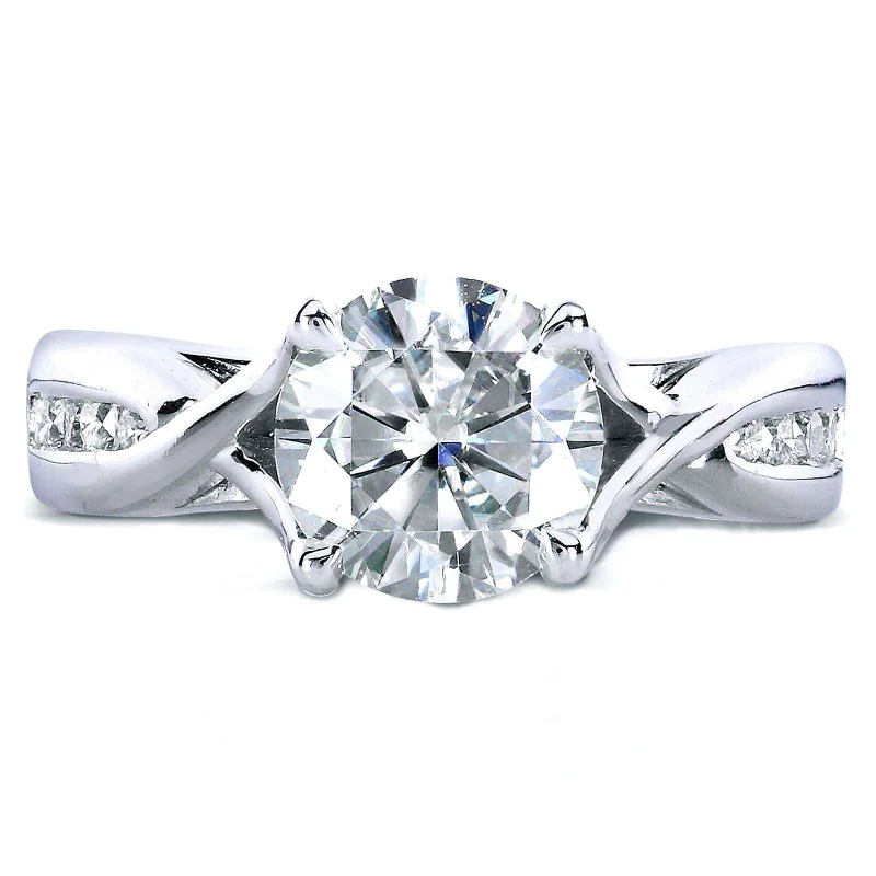 1-1/5ct.tw Cross Channel Trellis Ring