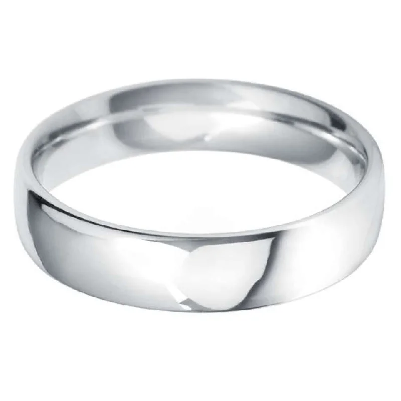 Matching Wedding Bands for a Coordinated LookPlatinum 5mm Classic Court Gents Wedding Ring