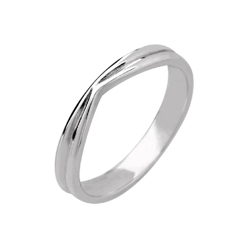 Matching Wedding Bands for a Coordinated LookV Shape Wedding Band