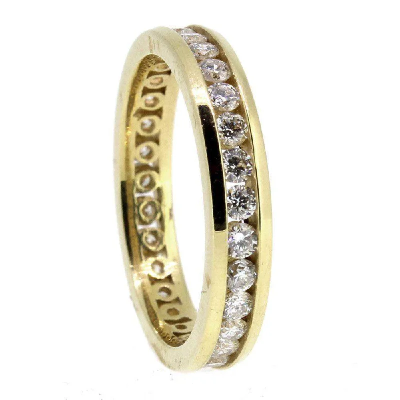 Custom - Engraved Wedding Bands with a Special Message18ct Yellow Gold and Diamond Eternity Ring - Various Carats