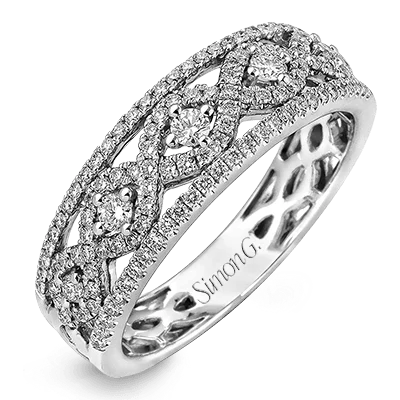 Vintage - Inspired Diamond Rings with Filigree WorkRight Hand Ring in 18k Gold with Diamonds