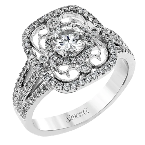 Solitaire Diamond Rings in Platinum SettingsRight Hand Ring in 18k Gold with Diamonds