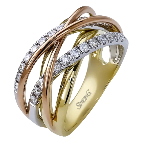 Vintage - Inspired Diamond Rings with Filigree WorkRight Hand Ring in 18k Gold with Diamonds