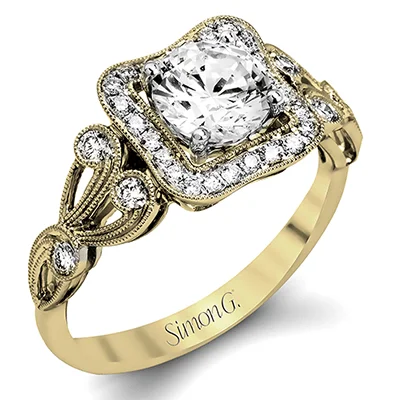 Custom - Designed Diamond Rings to Reflect Your PersonalityEngagement Ring in 18k Gold with Diamonds