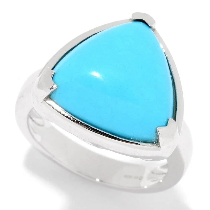 925 Sterling Silver Sonora Beauty Turquoise Solitaire Ring