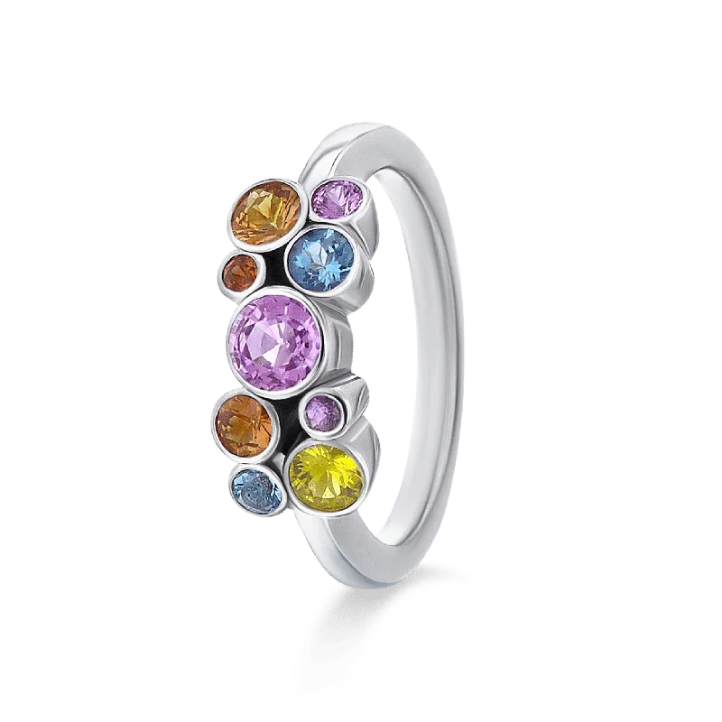 Amethyst Gemstone Rings in a Vintage - Style SettingJelly Tots Ring