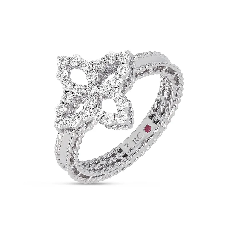 Custom - Designed Diamond Rings to Reflect Your PersonalityRoberto Coin 18ct White Gold 0.49ct Diamond Princess Ring ARD888RI1497