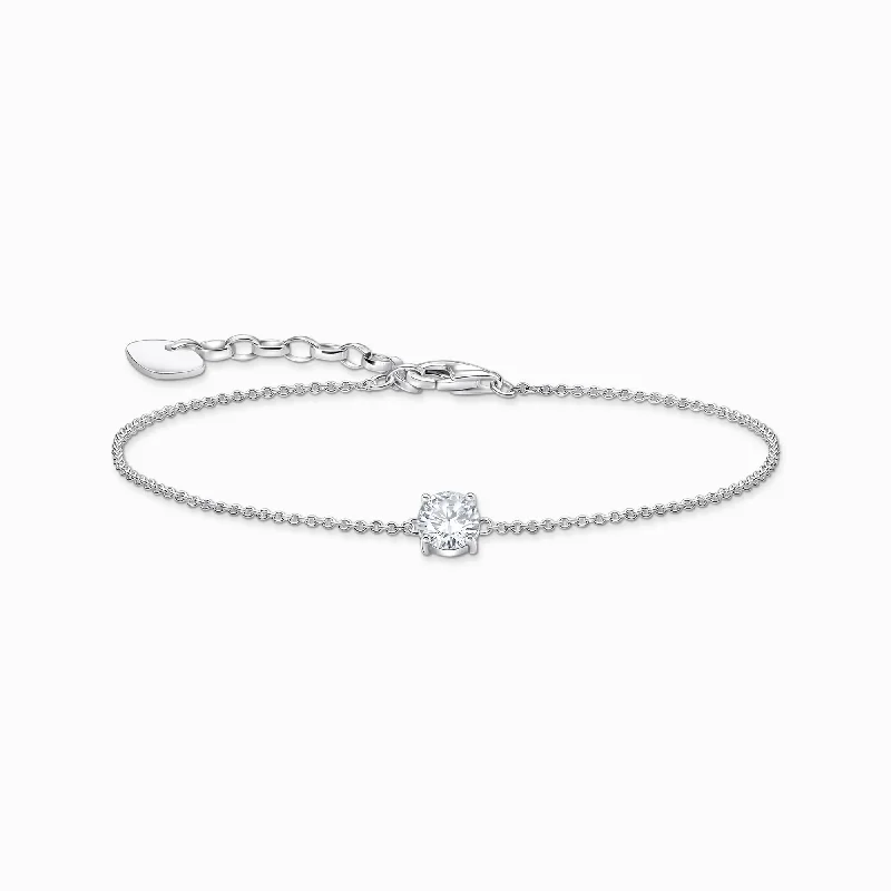 Matching Wedding Bands for a Coordinated LookThomas Sabo Sterling Silver Circle White Zirconia Bracelet