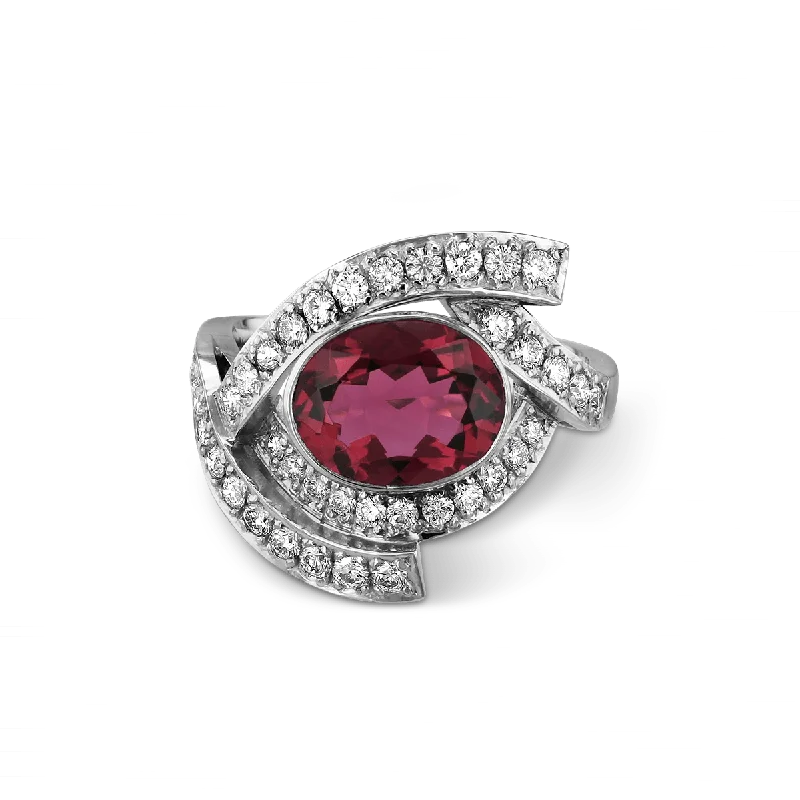 Ruby Gemstone Rings with Diamond AccentsAll Wrapped Up Ring