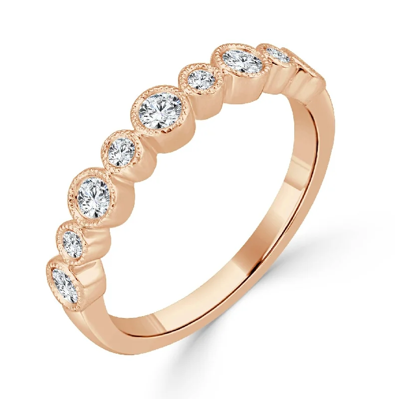 Custom - Designed Diamond Rings to Reflect Your PersonalityJoelle Diamond Wedding Band Ring 1/3 ct TDW 14k Rose Gold