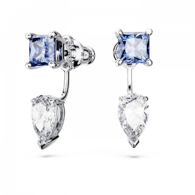 Matching Wedding Bands for a Coordinated LookSwarovski Mesmera Rhodium Plated Crystal Earrings