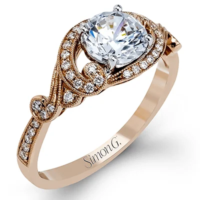 Solitaire Diamond Rings in Platinum SettingsEngagement Ring in 18k Gold with Diamonds