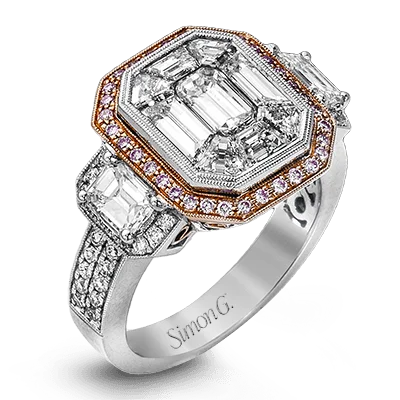 Solitaire Diamond Rings in Platinum SettingsEngagement Ring in 18k Gold with Diamonds