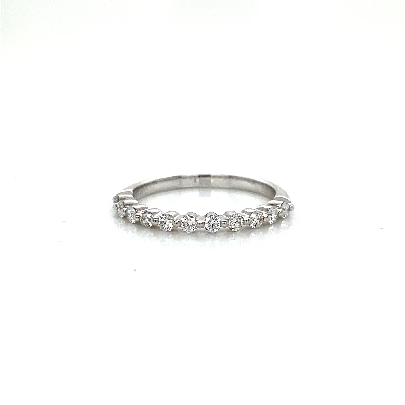 Wedding Bands with Micro - Pave Diamond AccentsOne Prong Wedder