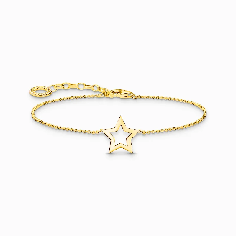 Matching Wedding Bands for a Coordinated LookThomas Sabo Gold Plated Sterling Silver Star Bracelet