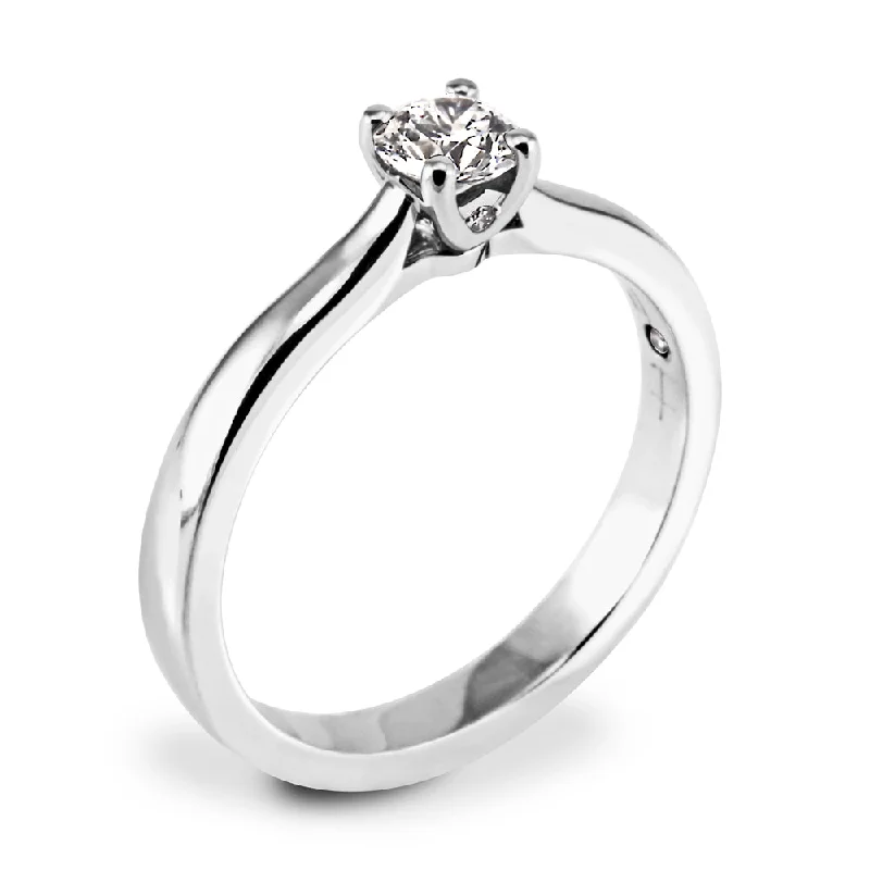 Halo - Style Diamond Rings with Smaller Accent DiamondsHearts On Fire Platinum 0.33ct Diamond Engagement Ring