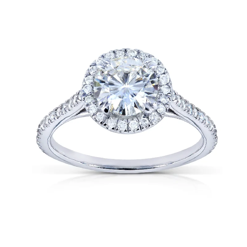 1-1/4ct.tw Original Round 6.5 Halo Ring