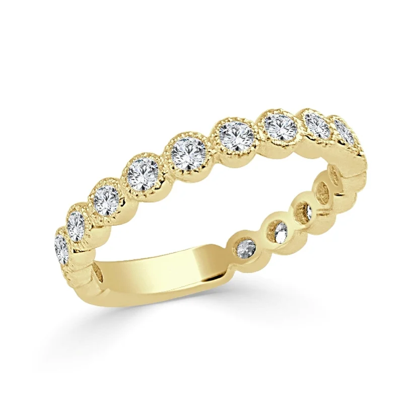 Custom - Designed Diamond Rings to Reflect Your PersonalityJoelle Diamond Bezel Stackable Band Ring 14k Gold 3/4 ct. TDW