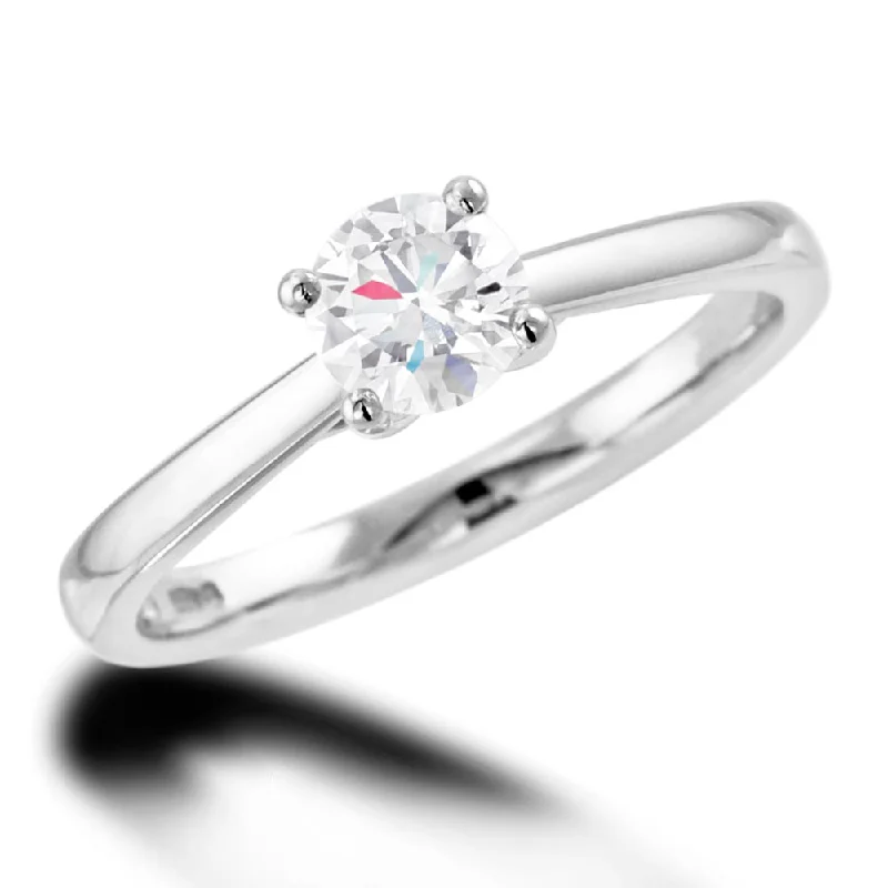 Custom - Designed Diamond Rings to Reflect Your PersonalityThe Allium Platinum Round Brilliant Cut Diamond Solitaire Engagement Ring