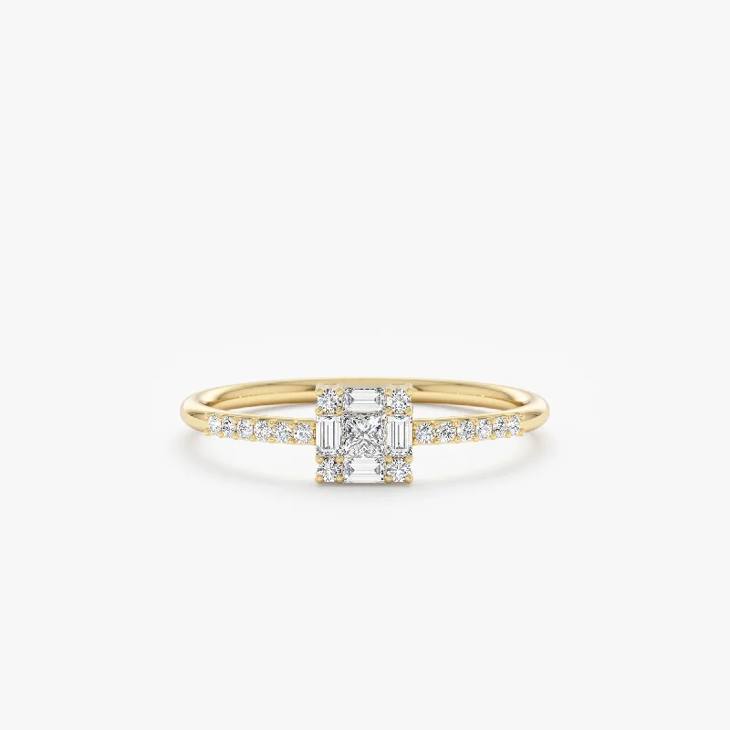 Comfort - Fit Wedding Bands for All - Day WearPrincess-Cut Diamond Engagement Ring, Laura