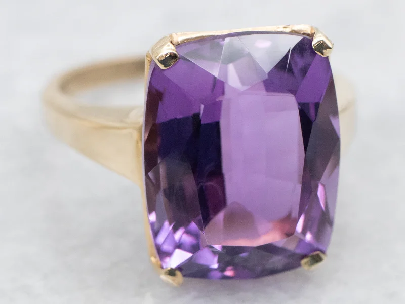 Multi - Gemstone Rings with a Rainbow of ColorsClassic Amethyst Cocktail Ring