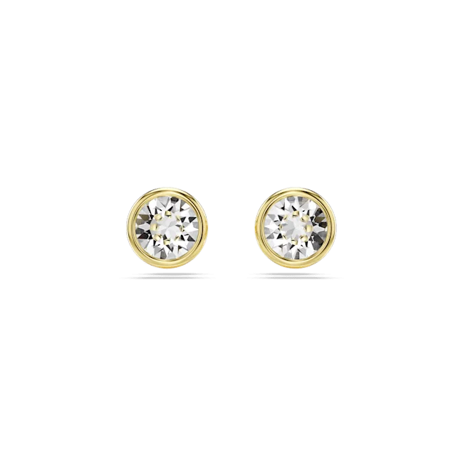 Two - Tone Wedding Bands in Gold and PlatinumSwarovski Imber Gold-Tone Plated Crystal Earrings