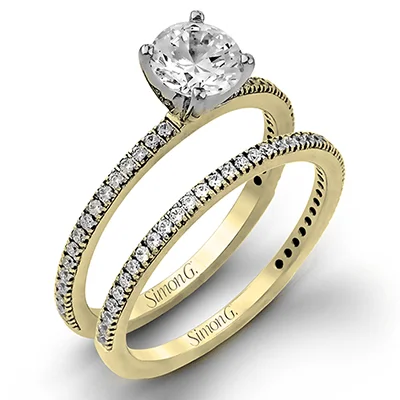 Custom - Designed Diamond Rings to Reflect Your PersonalityWedding Set in 18k Gold with Diamonds