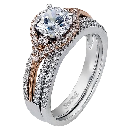 Custom - Designed Diamond Rings to Reflect Your PersonalityWedding Set in 18k Gold with Diamonds