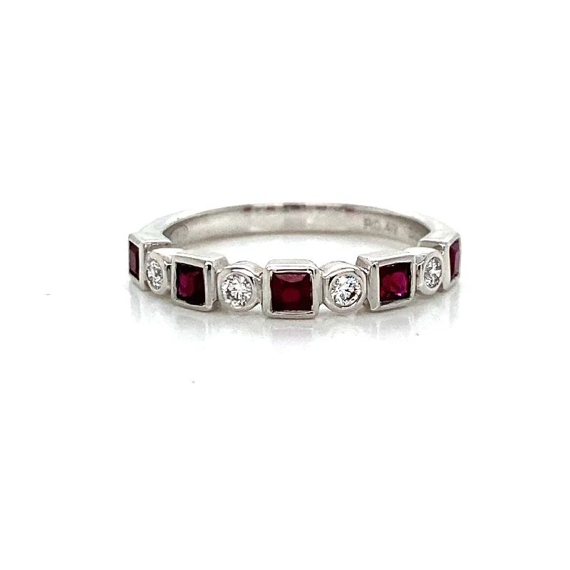 Comfort - Fit Wedding Bands for All - Day WearRuby & Diamond Wedder