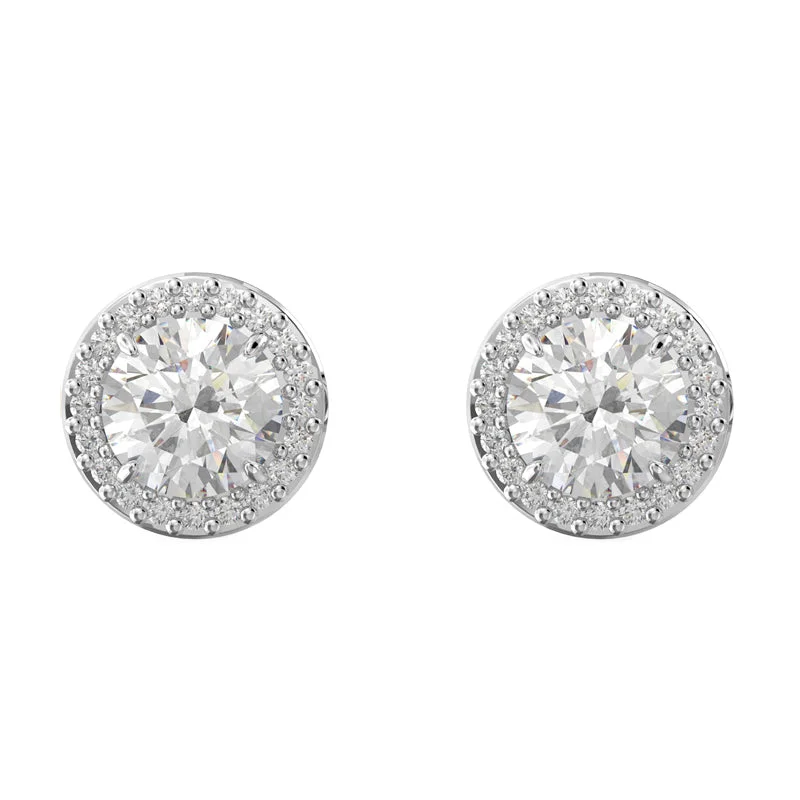 Matching Wedding Bands for a Coordinated LookSwarovski Constella Rhodium Plated Crystal Earrings