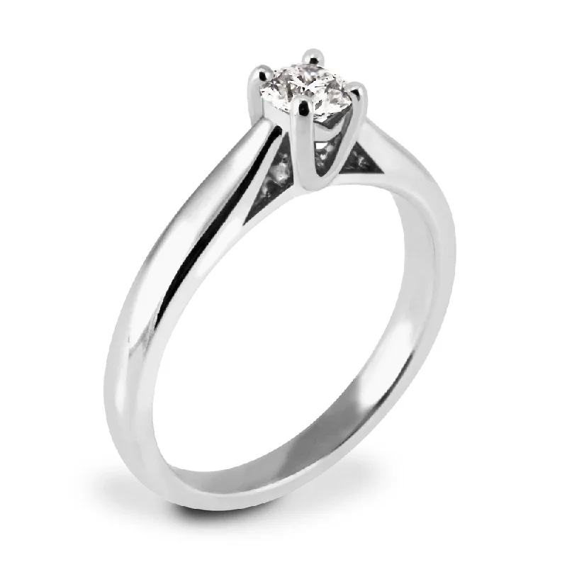 Halo - Style Diamond Rings with Smaller Accent DiamondsHearts On Fire Jubilation Platinum 0.33ct Diamond Engagement Ring