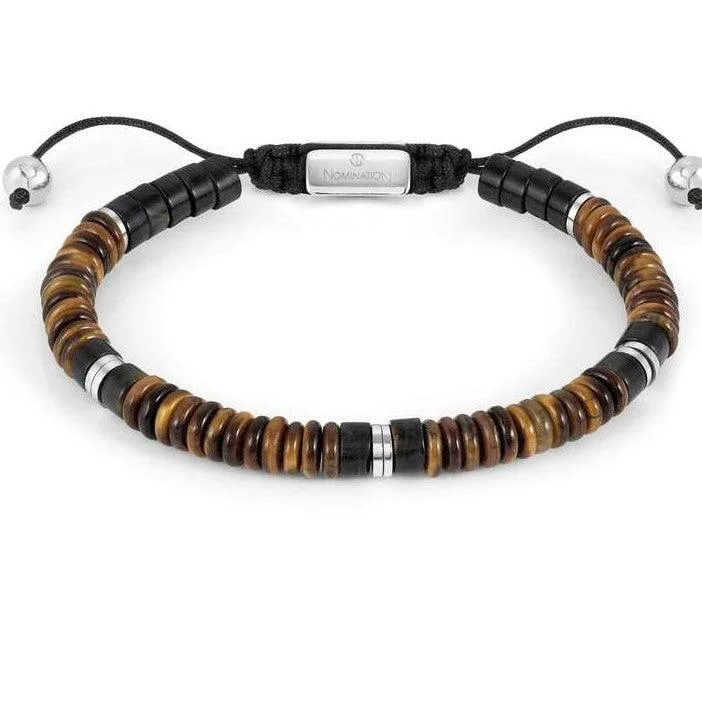 Enamel - Coated Bangles in Vibrant ColorsNomination Instinct Style Tiger's Eye Bracelet