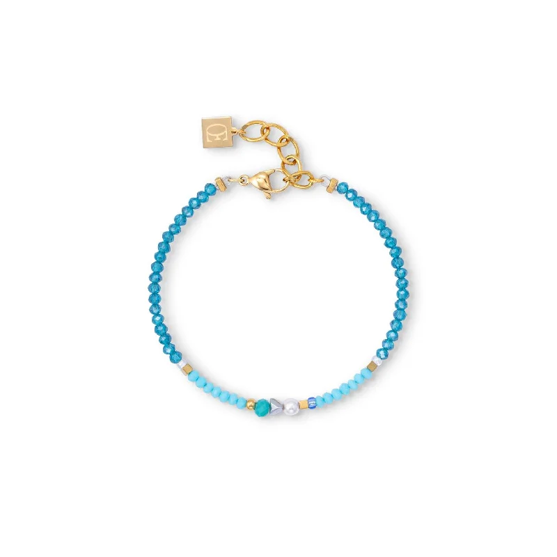 Stackable Bangle Sets for a Trendy LookCoeur De Lion Ocean Vibes Turquoise Gold Bracelet