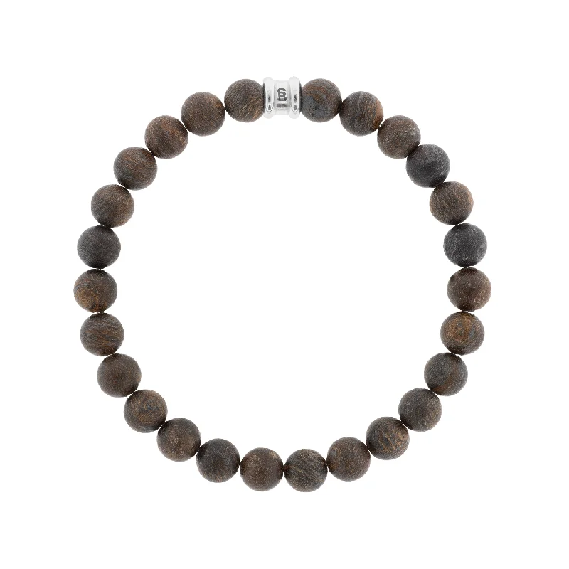 Stackable Bangle Sets for a Trendy LookMatte Bronzite Gemstone Beaded Bracelet