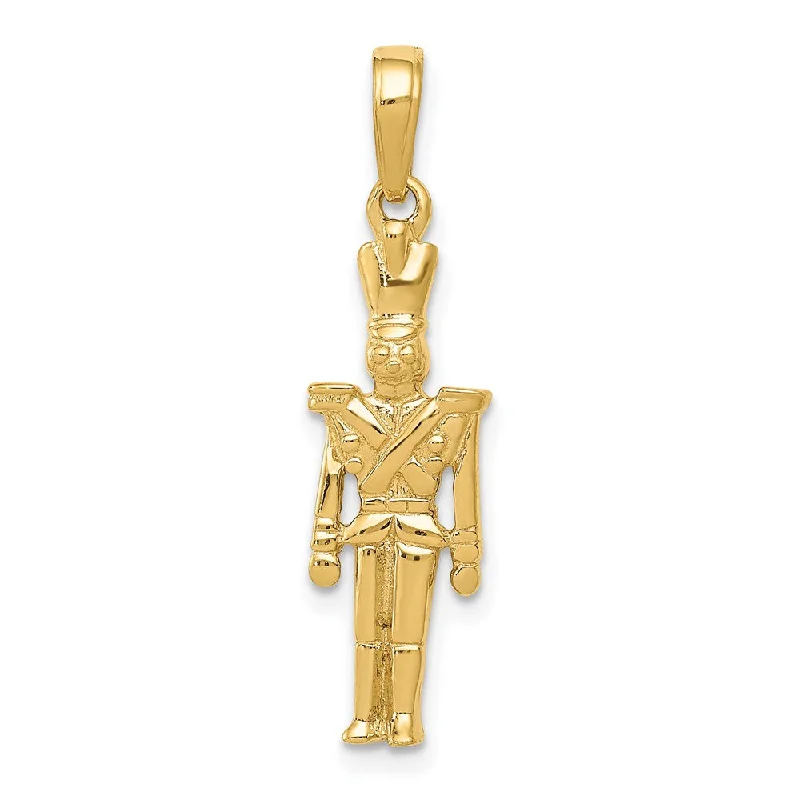 Initial Letter Pendants for a Personalized Touch14k Yellow Gold 3D Toy Soldier Pendant