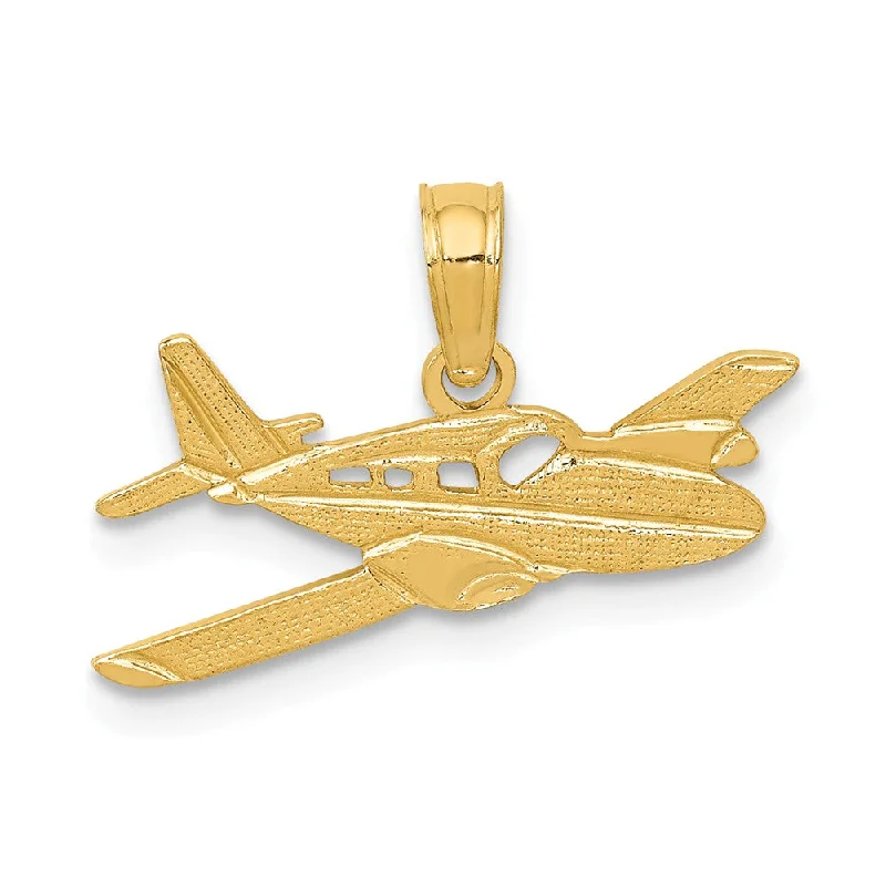 Animal - Shaped Pendants in Sterling Silver14k Yellow Gold Cessna Plane Pendant