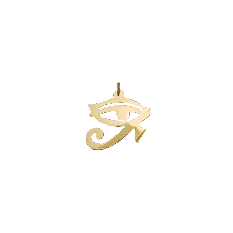 Animal - Shaped Pendants in Sterling SilverPlain Eyes of Horus Pendant (14K)