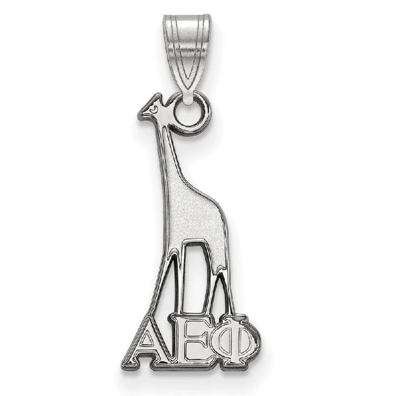 Charm Pendants with Multiple Small Decorative ElementsSterling Silver Alpha Epsilon Phi Small Pendant