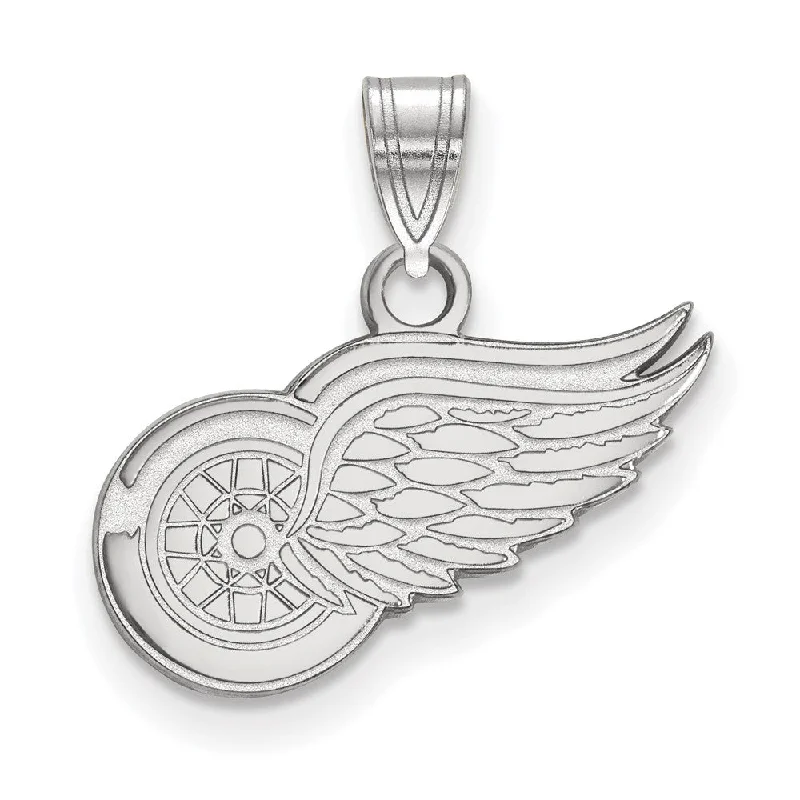 Initial Letter Pendants for a Personalized TouchSterling Silver NHL Detroit Red Wings Small Pendant