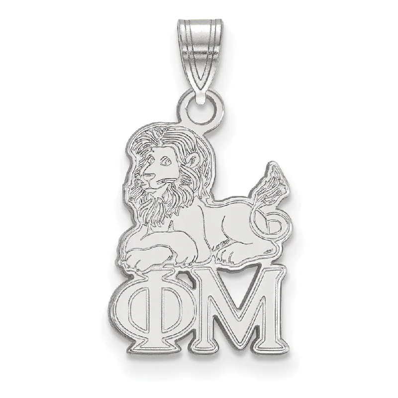 Animal - Shaped Pendants in Sterling SilverSterling Silver Phi Mu Small Pendant