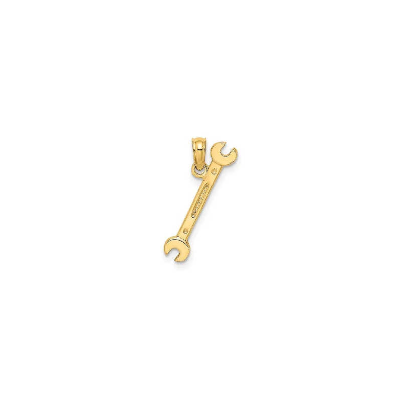 Charm Pendants with Multiple Small Decorative ElementsWrench Pendant (14K)